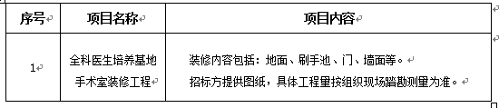 伟德国际1946源于英国全科医生培养基地手术室装修工程项目